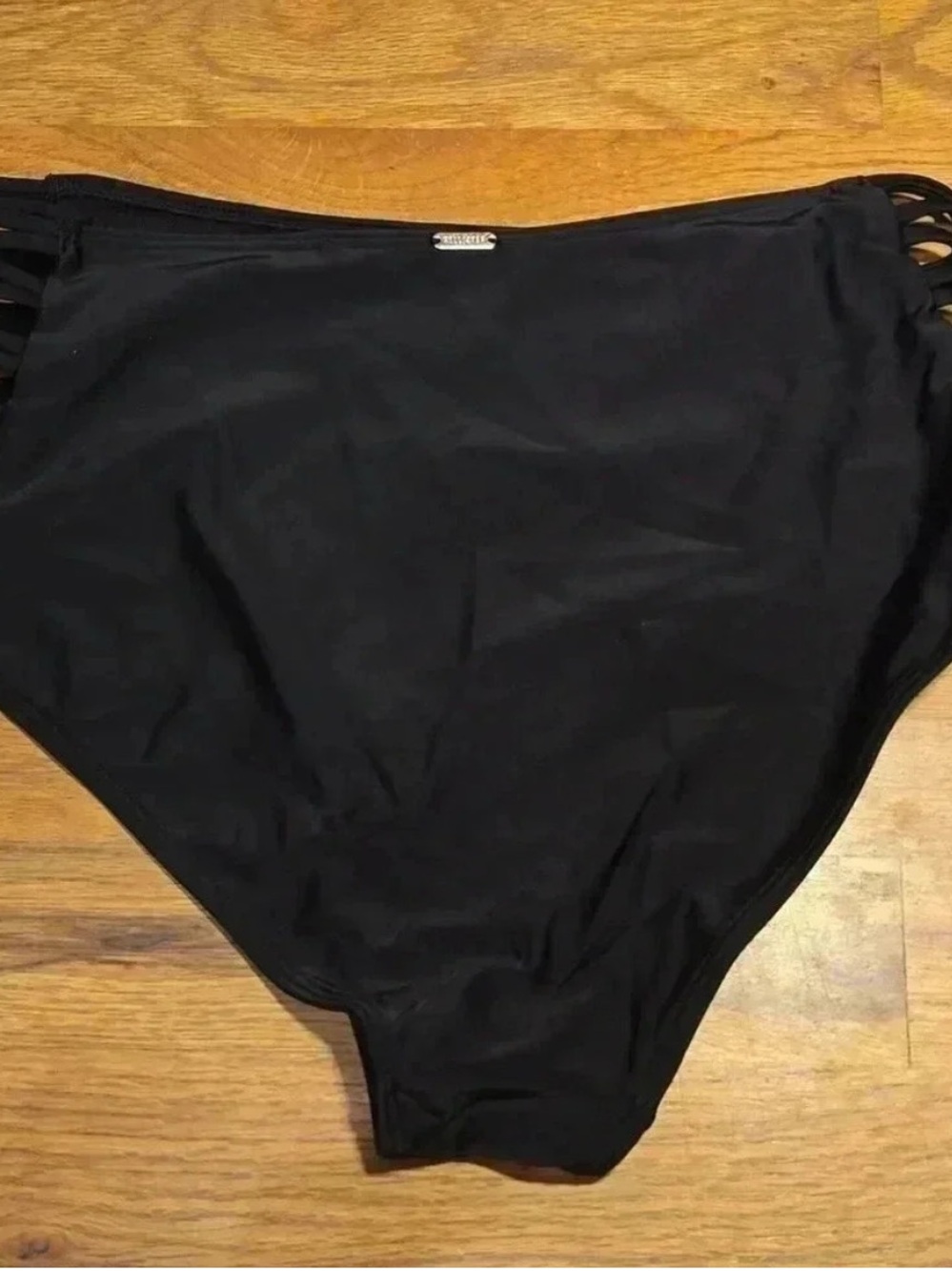 Hollister Be the Sunshine Black High Waisted Bikini Swim Bottoms M